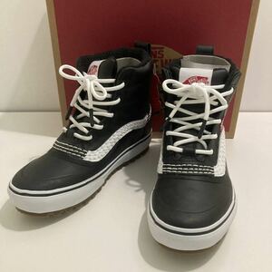 22-23 正規新品 VANS レディース スノーブーツ 24.0 STANDARD MID SNOW MTE BLACK WHITE バンズ スタンダード ブラック ホワイト WOMENS 女