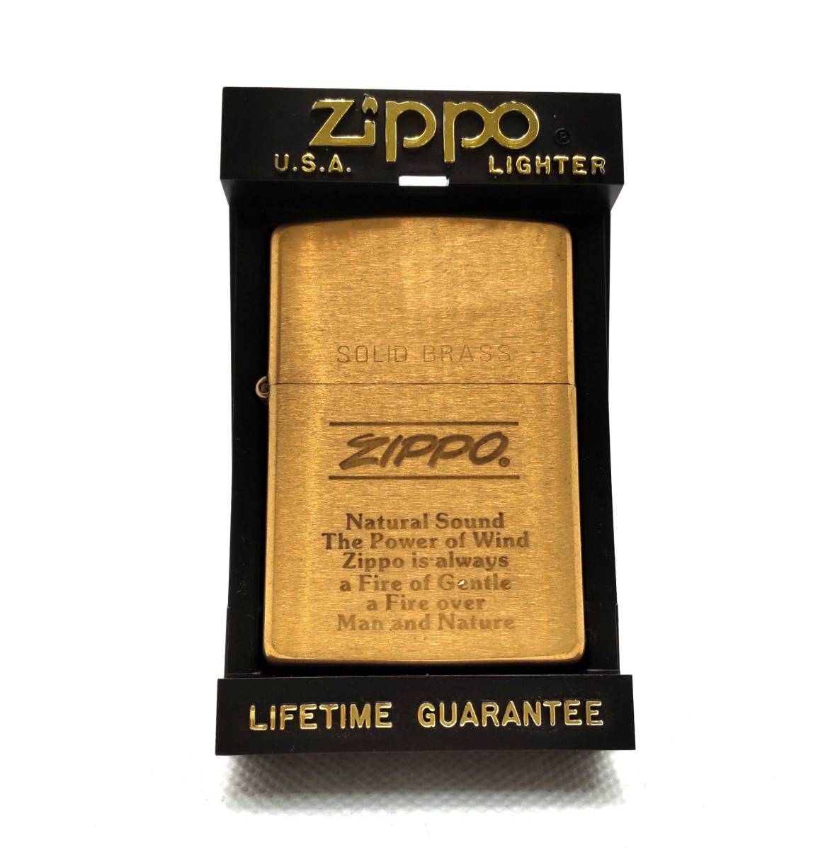 ヤフオク! -「zippo solid brass」の落札相場・落札価格