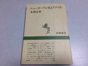 ●P204●ニューヨークに見るアメリカ●本間長世●文化風土自由の女神タマニーホールブルックリン橋ウォール街ブロードウェイ五番街●即決