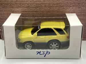 即決有★プルバックカー トヨタ TOYOTA ハリアー HARRIER イエロー 非売品★ミニカー