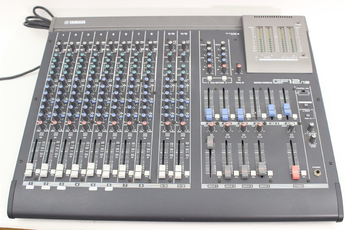 YAMAHA アナログミキサーGF16/12 AUX 6 (フェーダー方式) www