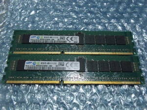 【送料込み 即決】SAMSUNG純正 PC3 14900R DDR3-1866 DDR3 Registered ECC REG RDIMM 8GB×2枚 16G 両面実装 通常電圧版