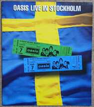 Oasis-Live In Stockholm★英1996ストックホルム公演プログラム_画像1