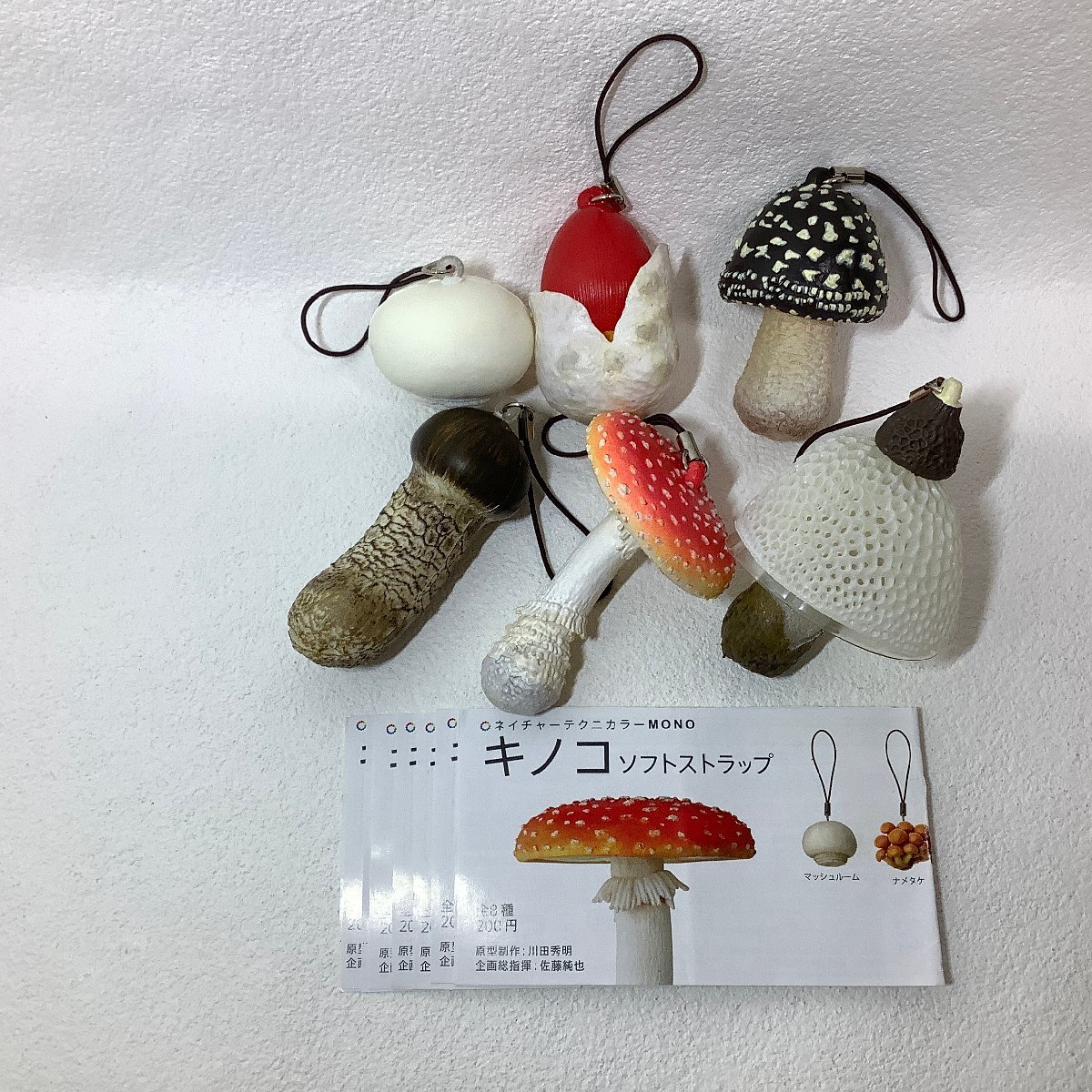 ネイチャーテクニカラーMONOキノコソフトストラップ 全24種セット