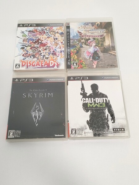 PS3 ソフト セット ロロナのアトリエディスガイアコールオブデューティ Skyrim