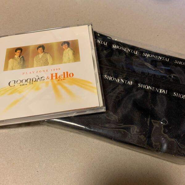 少年隊 CDアルバム Goodbye&Hello PLAYZONE1999 /ポーチ