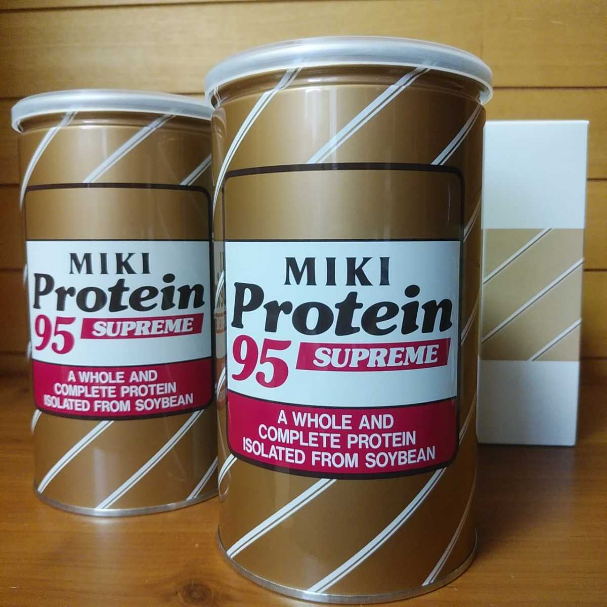 レッド系 ミキプロティーン95 8缶セット(大豆たんぱく食品
