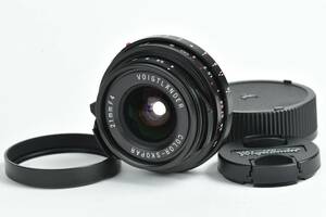 ★極美品★Voigtlander フォクトレンダー COLOR-SKOPAR カラースコパー 21mm F4 P VM フード付き♪/h99