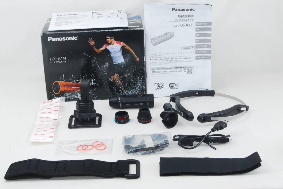 格安爆買い Panasonic HX-A1H-K(ブラック)ウェアラブルカメラ+の通販 