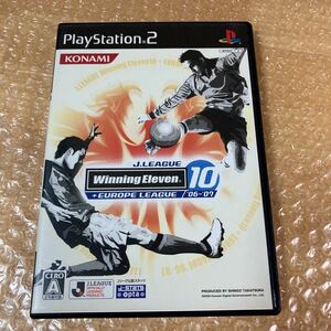 ゲーム PlayStation2/PS2 Jリーグ ウイニングイレブン10＋欧州リーグ‘06-’07 コナミ 起動のみ動作確認