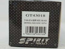 ■ SPIRIT by NIKKOスピリットbyニッコー 1/43 GT43018 TAKATA 童夢 NSX ’00 #18 (HONDA NSX JGTC モデル) ホンダ レーシングミニカー_画像7