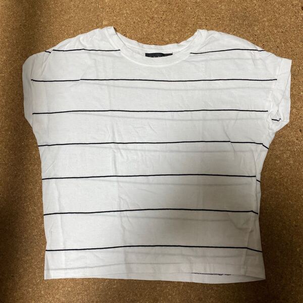 ENVYM アンビー ボーダーTシャツ カットソー 半袖 Tシャツ ボーダー