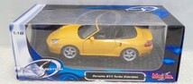 ミニカー：マイスト 1/18 ポルシェ 911 ターボ カレラ イエロー/オクパナ_画像1