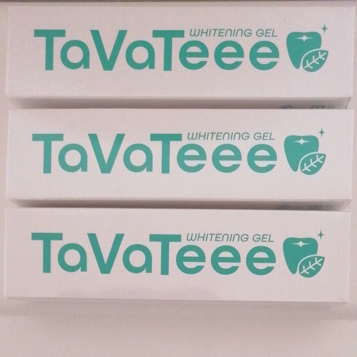 tavateee ホワイトニングジェル4本 スパークリングタブレット3袋