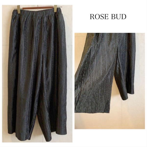 ROSE BUD ローズバッド ゴムパンツ 裾カット済 夏 KA40