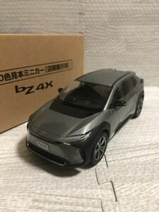 1/30 トヨタ 新型bZ4X 最新モデル 非売品 カラーサンプル ミニカー プレシャスメタル