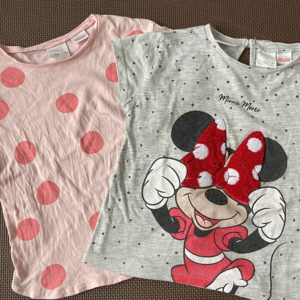 ZARA☆女の子Ｔシャツ2枚セット☆ミニー☆100