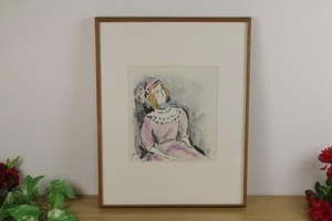Art hand Auction [야기 노부코] (인형) 수채화 3호 튜브 Z5506, 그림, 수채화, 초상화