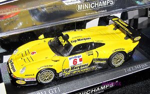 【SALE】PM☆1/43 403996606 ポルシェ 911 GT1 British GT Championship 1999 #6 1344限定 京商エクスクルーシブ