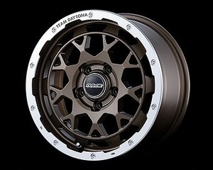 レイズ DAYTONA M9 ホイール マットブロンズ/リムダイヤモンドカット(Z5P) 16インチ×7J＋37 5H114 入数：1台分(4本)