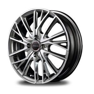 MID VERTEC ONE Vulture ホイール ハイパーシルバーポリッシュ 14インチ×4.5J +45 4H100 国産車 入数：1台分(4本)