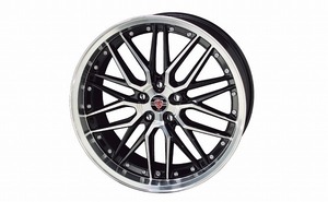 KYOHO/共豊 STEINER LMX ホイール ブラック×ポリッシュ 18インチ×8.0J＋47 5H114.3 入数：1台分(4本)