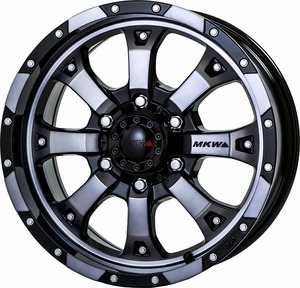 MKW MK-46 ホイール ダイヤカットグラファイトクリア 17インチ×7.5J ＋35 5H127