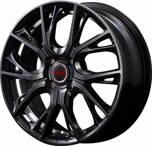 MID VERTEC ONE GLAIVE ホイール ダイヤモンドブラック/リムエッジ＆アンダーカットDC 16インチ×6J ＋43 4H100 国産車 入数：1台分(4本)