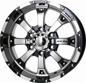 MKW MK-46 ホイール ダイヤカットグロスブラック 17インチ×8.0J ＋25 6H139.7