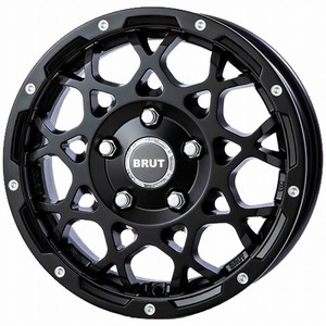 BRUT BR-55 ホイール ミルドサティンブラック 14インチ×5.0J ＋48 5H114.3