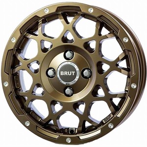 BRUT BR-55 ホイール シャンパンゴールド 14インチ×5.0J ＋45 4H100