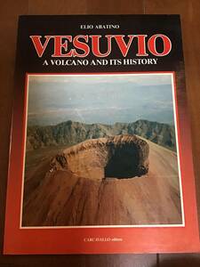 古い洋書　イタリアヴェスヴィオ火山に関する本　ELIO ABATINO VESUVIO A VOLCANO AND ITS HISTORY 1989年　 CARCAVALLO editore