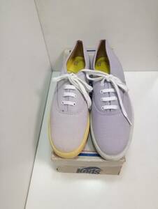 Keds　70年代USA製「レディス　チャンピオンオックスフォード」#2047　ラベンダー　新品デッド　us7.0(24.0㎝)　変色