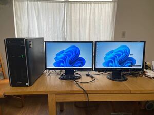 ゲーミングPC デスクトップパソコンモニターセットi5 GTX1050