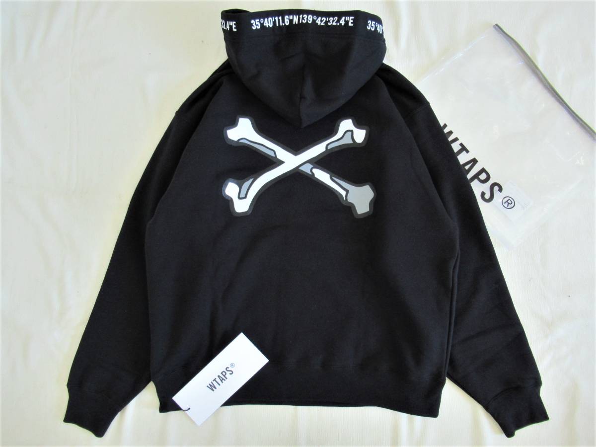 選べる配送時期 22AW WTAPS CROSS BONES HOODY M BLACK 黒 | www