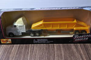  Maisto trance port HAULER dump trailer unused unopened goods rare model 