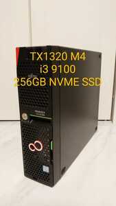 PRIMERGY TX1320 M4 / i3 9100 / NVME SSD 256GB / 即決でメモリ16GB