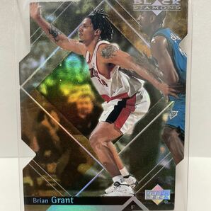 NBAカード　ブライアン・グラント　BRIAN GRANT BLACK DIAMOND UPPER DECK 2000 【ブレイザーズ時代】【パラレルカード】