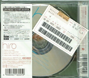 61_00280 新古CD Notice my mind CCCD hiro 島袋寛子 葉山拓亮 hiro J-POP 送料180円