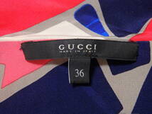 グッチ GUCCI ワンピース 柄 36 UP51 2009 01761 ZZOTITST_画像7