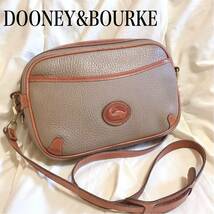 【美品】dooney & bourke アヒルロゴ ショルダーバッグ PVC レザー ポシェット ドゥーニー＆バーク_画像1