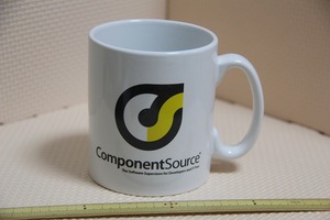 陶器製 コンポーネントソース ロゴ マーク マグカップ 検索 ComponentSource 非売品 ノベルティ グッズ コップ 開発者 アプリ マグ コップ