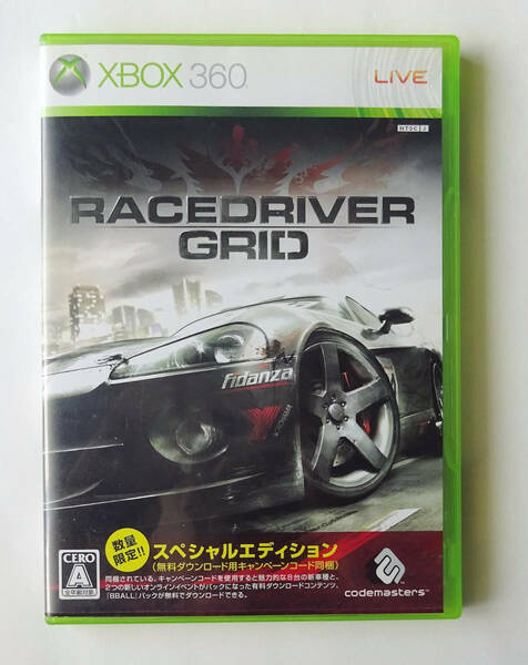 レースドライバーグリッド RACE DRIVER GRID ★ XBOX 360