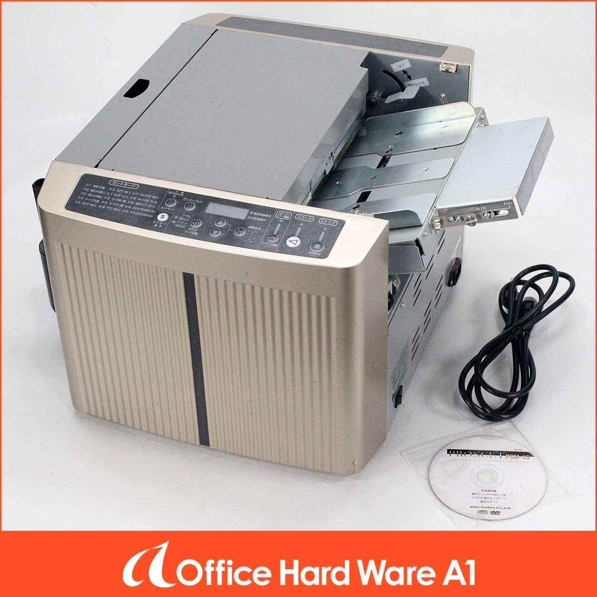 超目玉 ☆【美品!】PCM-15 卓上名刺カッター アタッチメント付