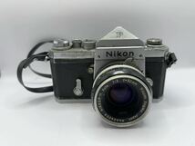 A211 908 Nikon F ニコンF レンズNIKKOR-H Auto 1:2 f＝50 ジャンク扱い_画像1