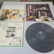 【レコード LP / BAY CITY ROLLERS ベイ・シティ・ローラーズ / IT'S A GAME 恋のゲーム / IES-80850】帯付き　サイン色紙　入り_画像1