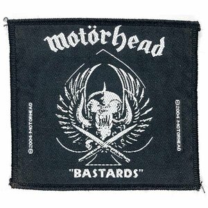 モーターヘッド バスタード パッチ Motorhead BASTARDS Patch ロック バンド ハードロック UK Hard Rock Band