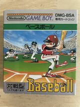 【限定即決】Baseball ベースボール DMG-BSA 箱-取説あり N.1018 ゲームボーイ アドバンス 同梱可能 クリックポスト レア レトロゲーム_画像1