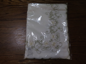 Новая сумка крышка кровати (одиночная) белая вышивка Scalap