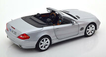 norev 1/18 Mercedes Benz SL 500 R230　brilliant silver　メルセデスベンツ　ノレブ　ディーラー特注品_画像2